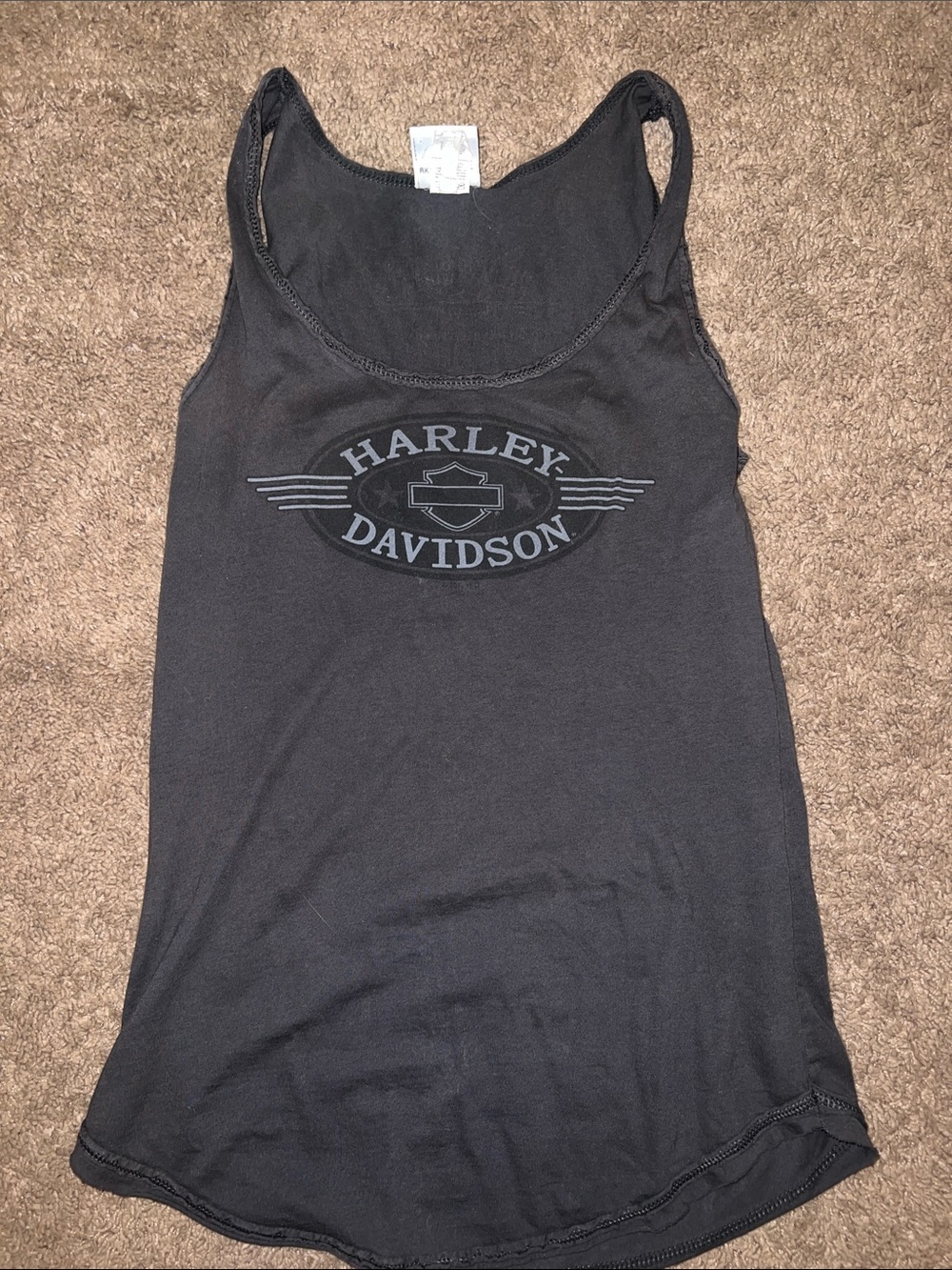 Harley-Davidson Women’s Black Logo Racerback Tank